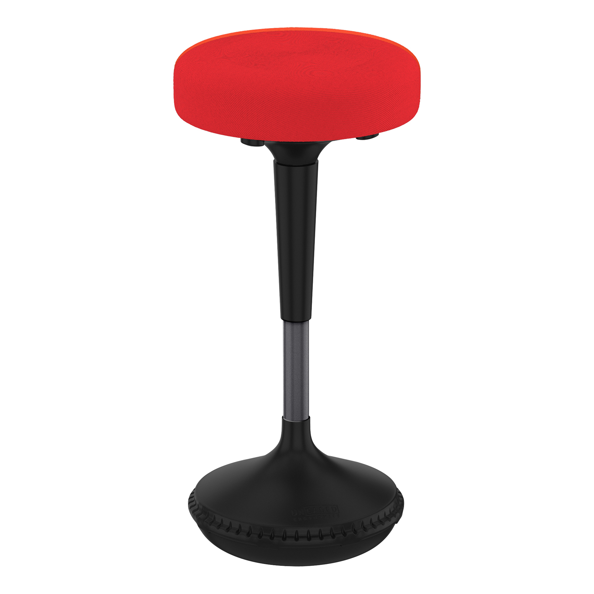 Uncaged Ergonomics, Wobble Stool Adjustable Balance Stool, Red, Included (qty.) 1 Model# WSF-r